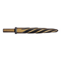 Kodiak Cutting Tools 1-1/16 Inch Construction ReamerLH Spiral Black & Gold w/3 Flats 5497580